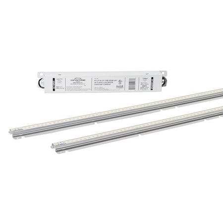 4000K 4' Linear LED Kit W/ ALUMAGROOVE, KT-RKIT-2AG44-6000-840-VDIM